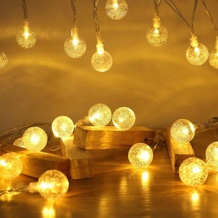Crystal Bubble Ball String LED Lights