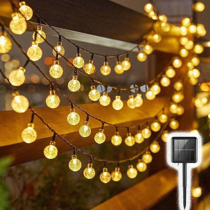 Crystal Bubble Ball String LED Lights