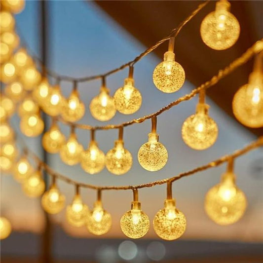 Crystal Bubble Ball String LED Lights