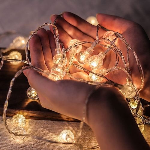 Crystal Bubble Ball String LED Lights