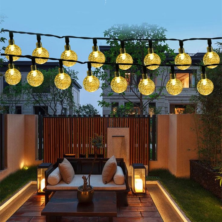 Crystal Bubble Ball String LED Lights