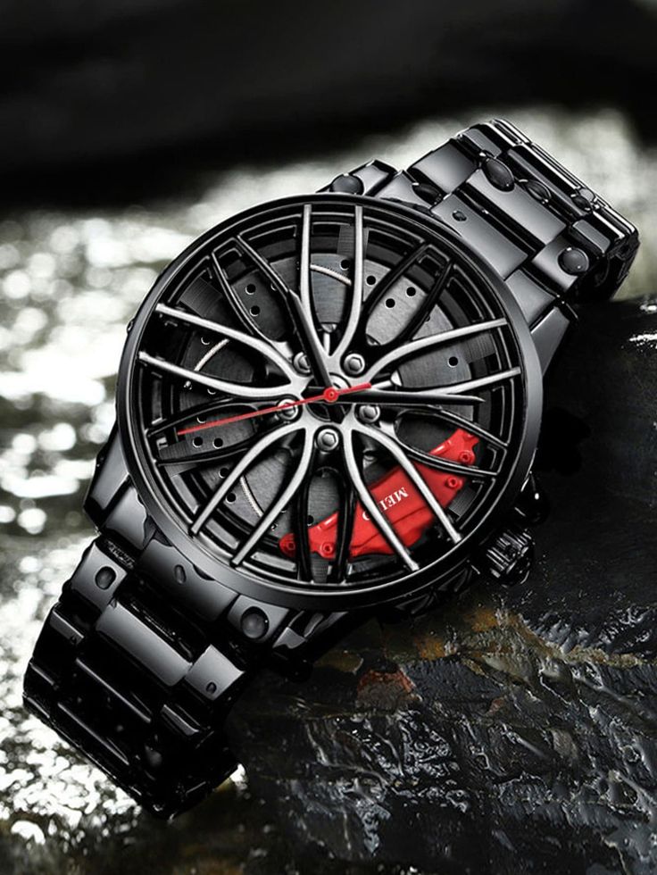 Spin Dial Men’s Watch – Automotive Inspired Precision and Strength
