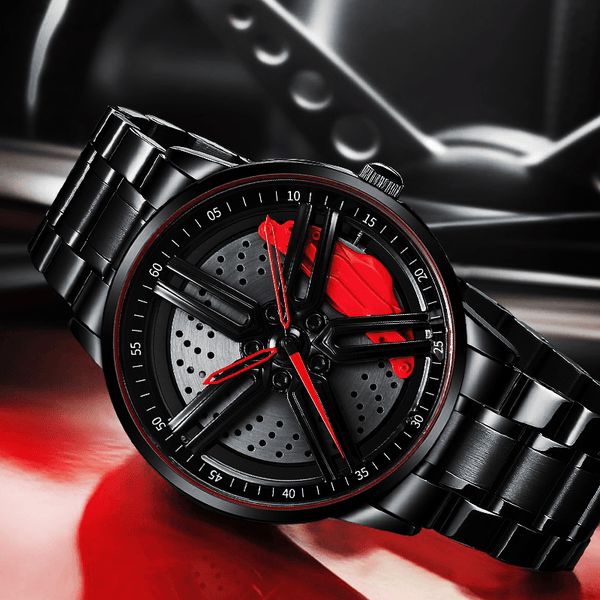 Spin Dial Men’s Watch – Automotive Inspired Precision and Strength