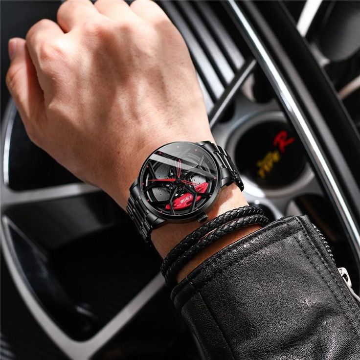 Spin Dial Men’s Watch – Automotive Inspired Precision and Strength