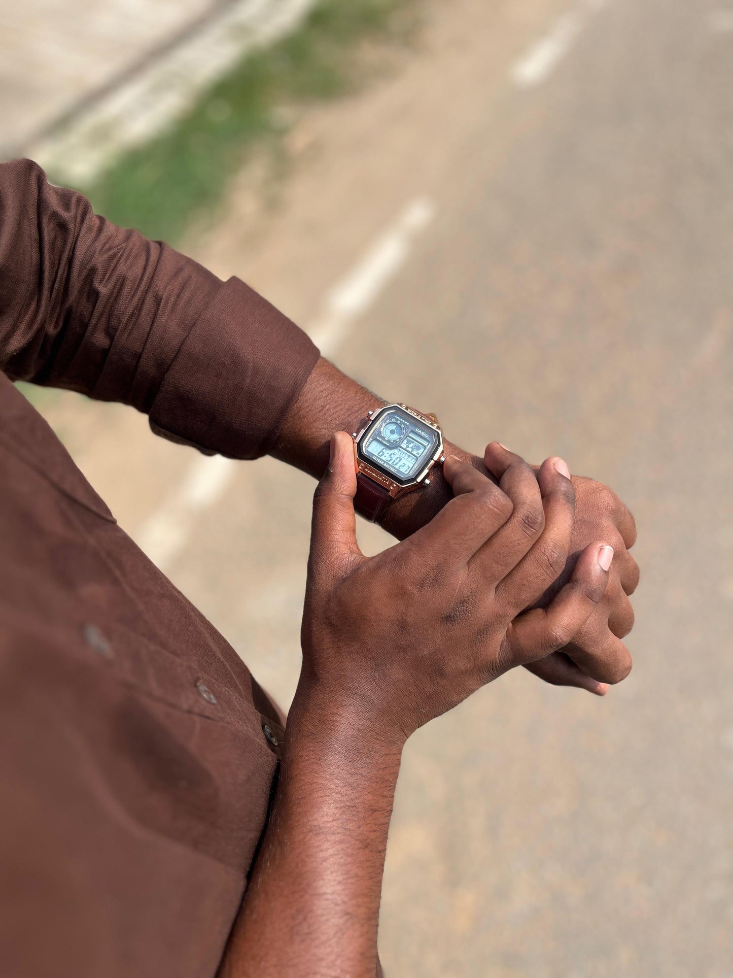 Casio-Inspired Digital Men’s Watch – Rugged Design, Timeless Technology
