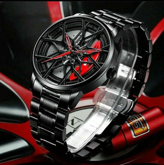 Spin Dial Men’s Watch – Automotive Inspired Precision and Strength