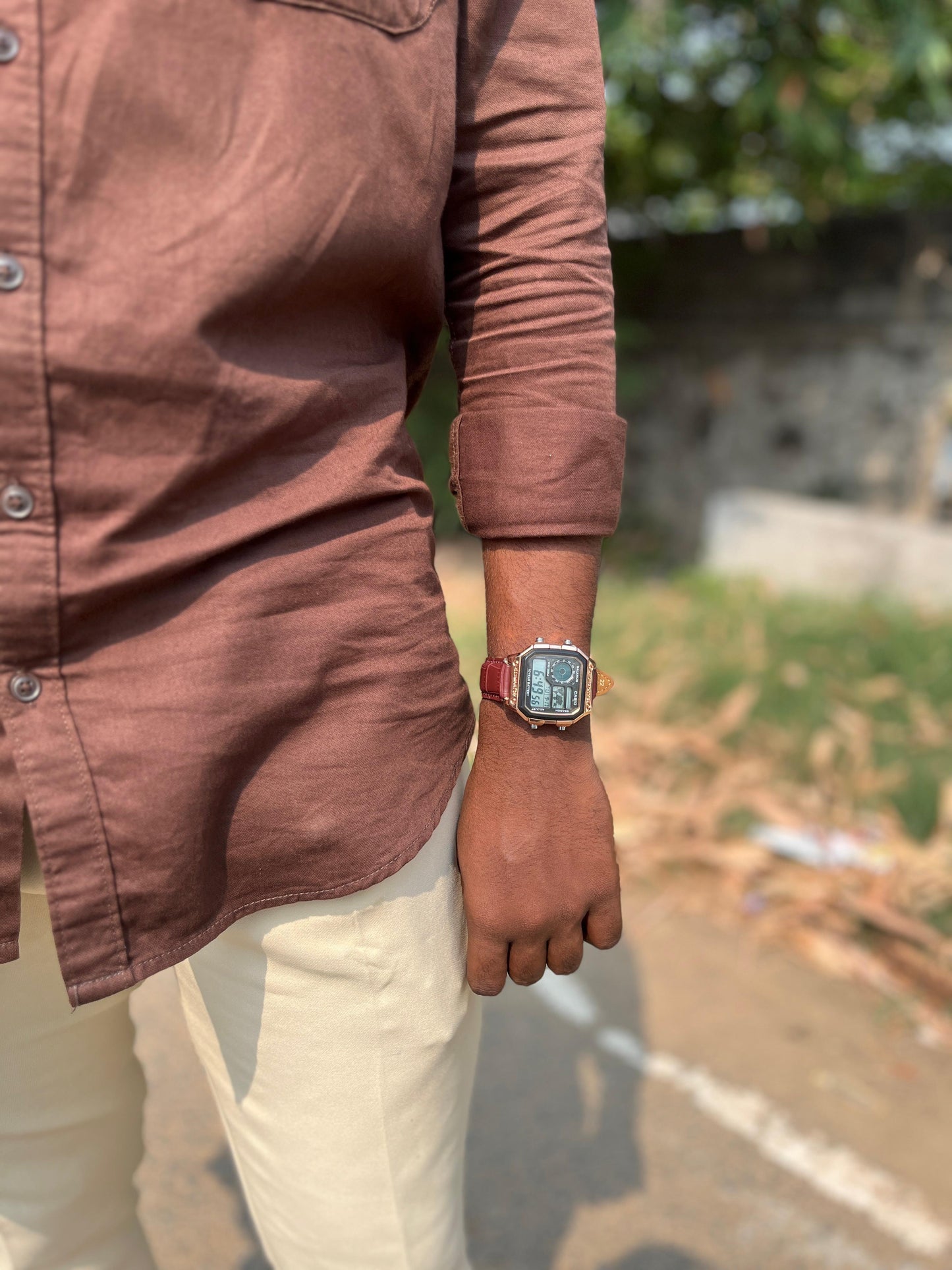 Casio-Inspired Digital Men’s Watch – Rugged Design, Timeless Technology