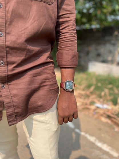 Casio-Inspired Digital Men’s Watch – Rugged Design, Timeless Technology