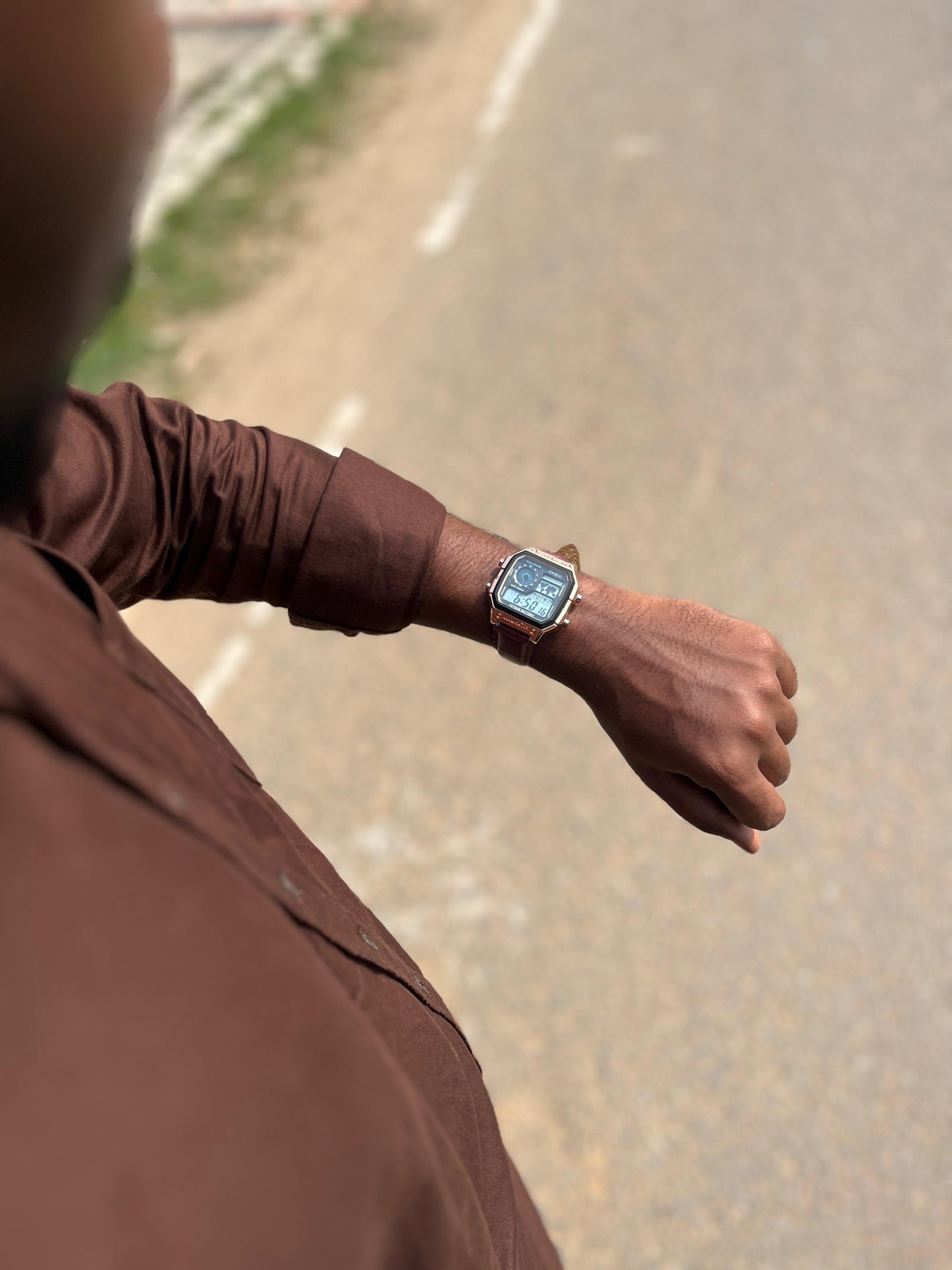 Casio-Inspired Digital Men’s Watch – Rugged Design, Timeless Technology