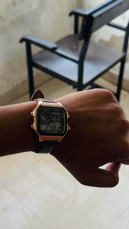 Casio-Inspired Digital Men’s Watch – Rugged Design, Timeless Technology