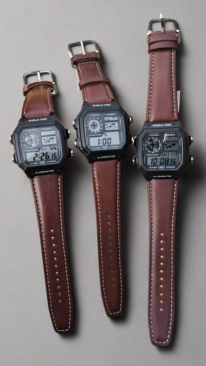 Casio-Inspired Digital Men’s Watch – Rugged Design, Timeless Technology